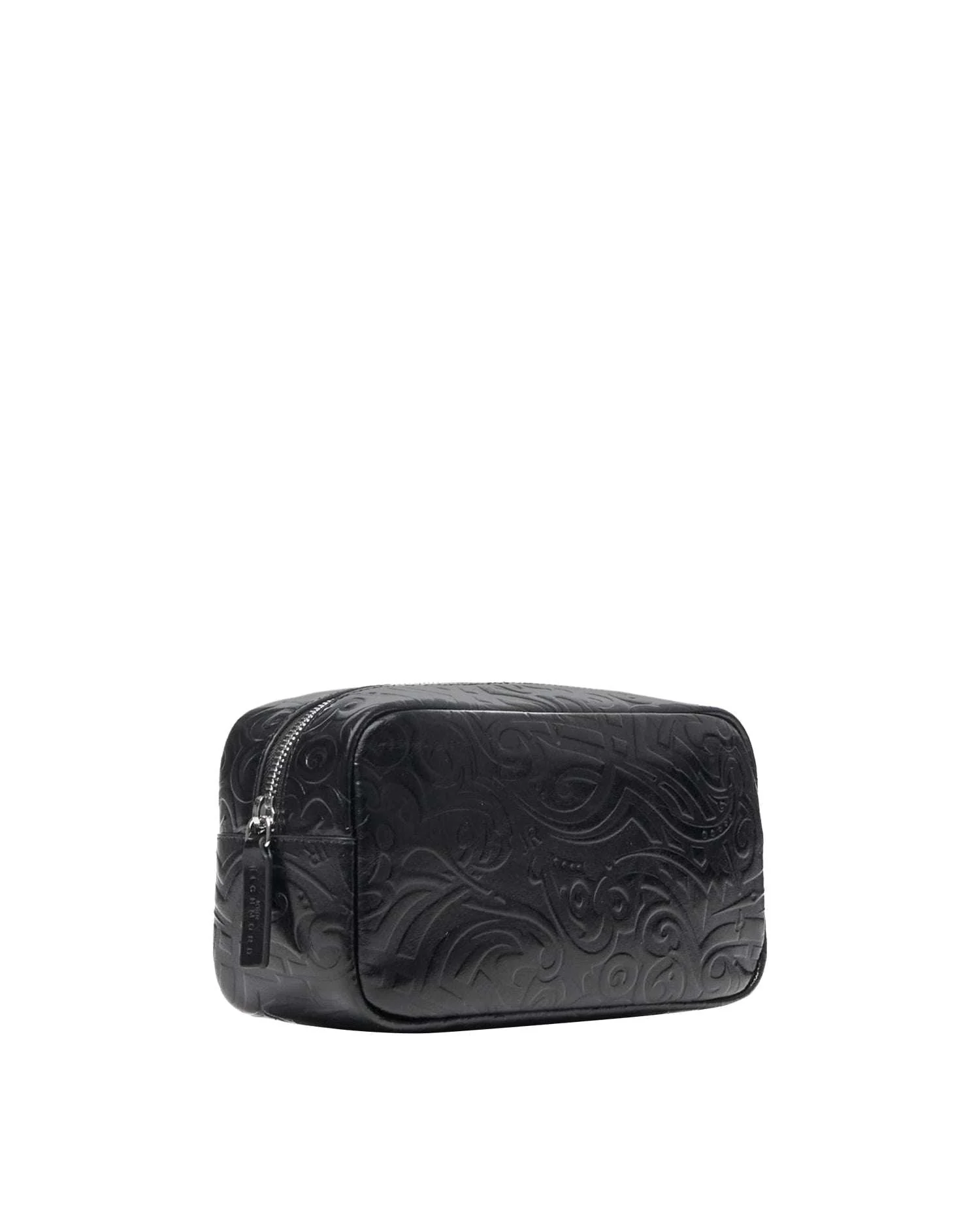 Beauty case uomo con motivo inciso e zip - Image 2