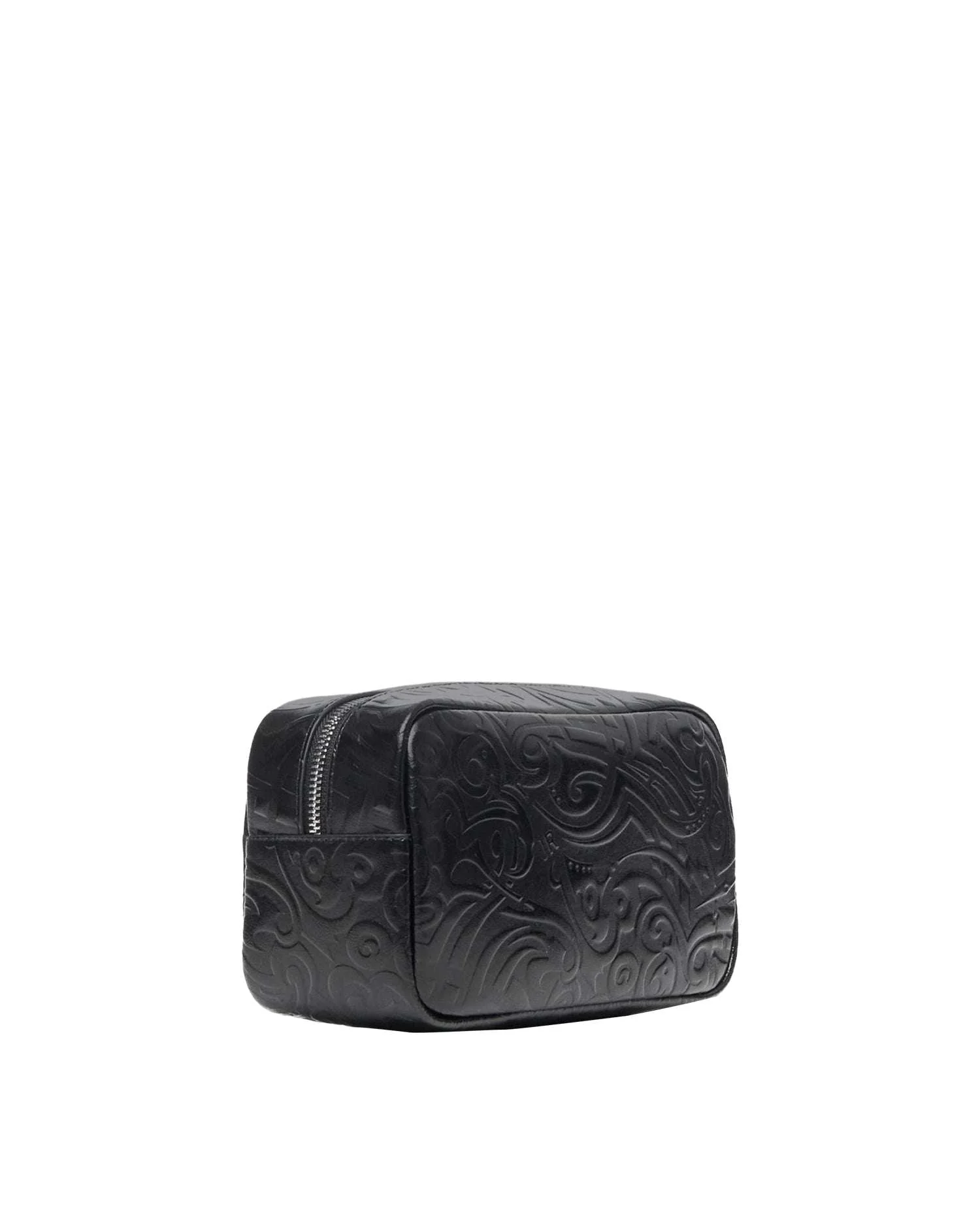 Beauty case uomo con motivo inciso e zip - Image 3