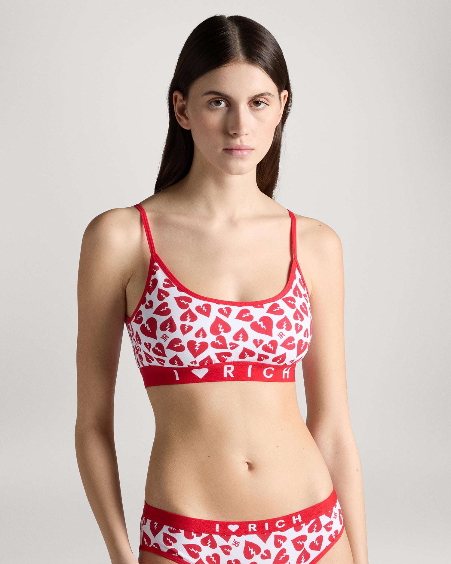 Bipack due reggiseni a fascia con logo a contrasto - Image 7