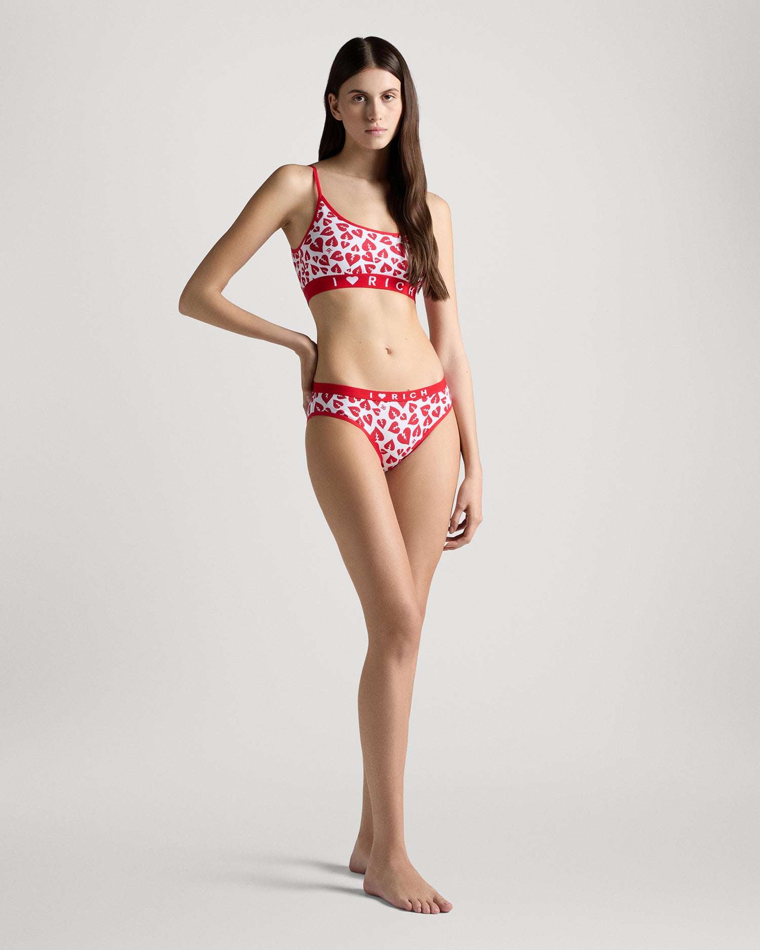 Bipack due reggiseni a fascia con logo a contrasto - Image 9