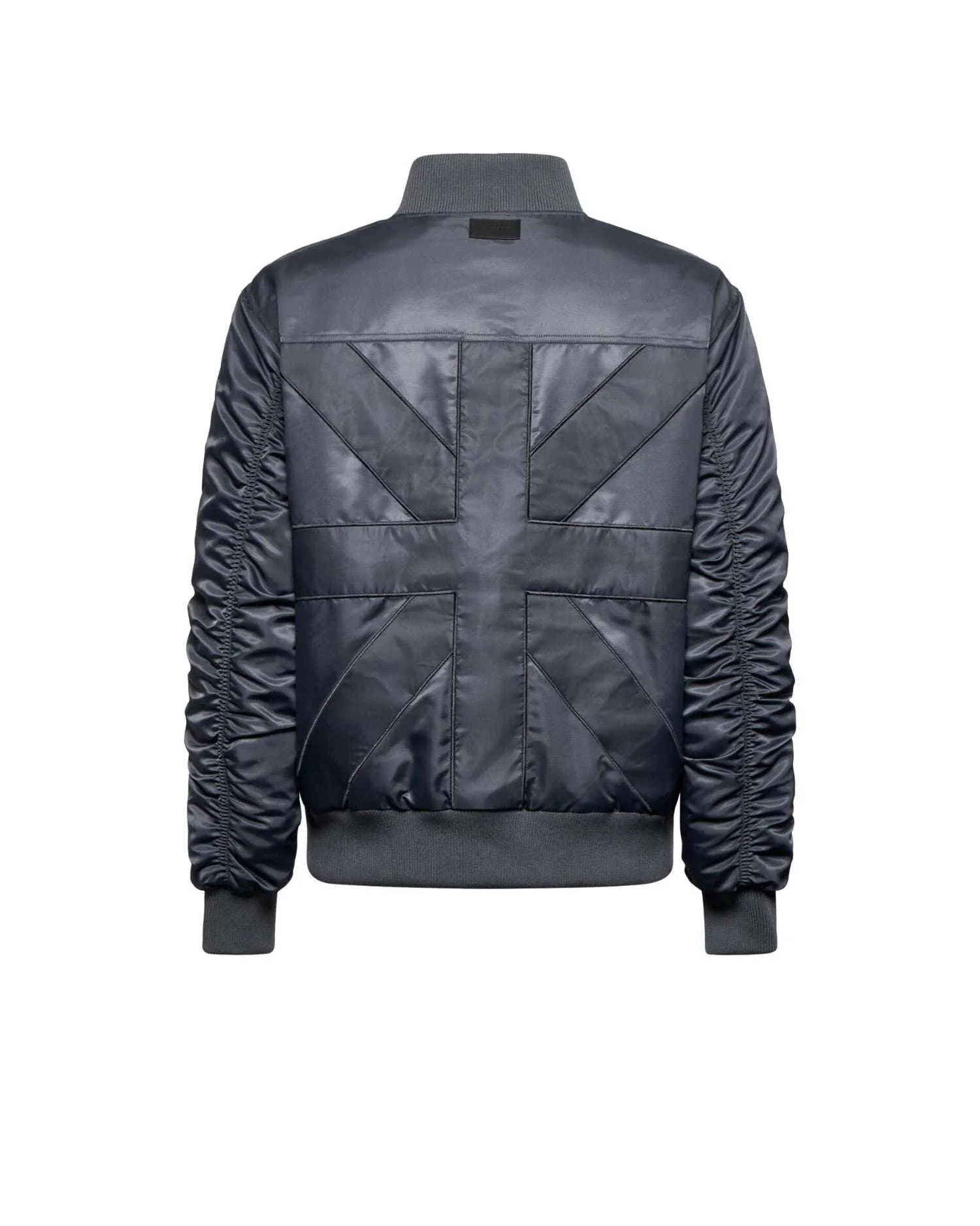Bomber uomo con zip e maniche arricciate - Image 2