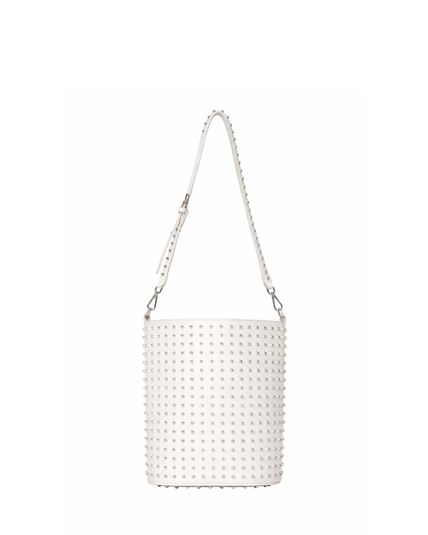 Borsa a secchiello con catena e dettagli decorativi - Image 5