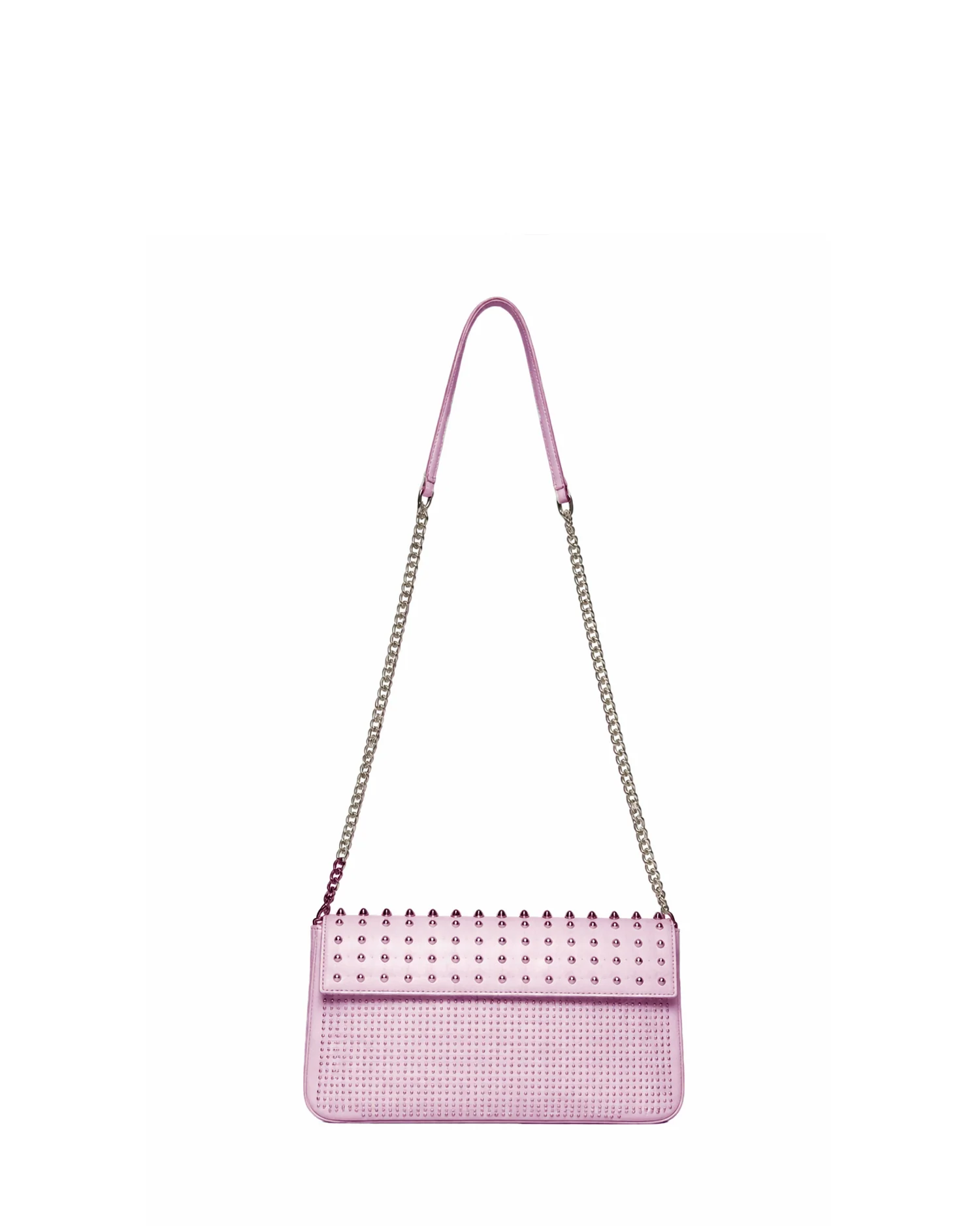 Borsa a spalla con catena e finitura decorativa - Image 4