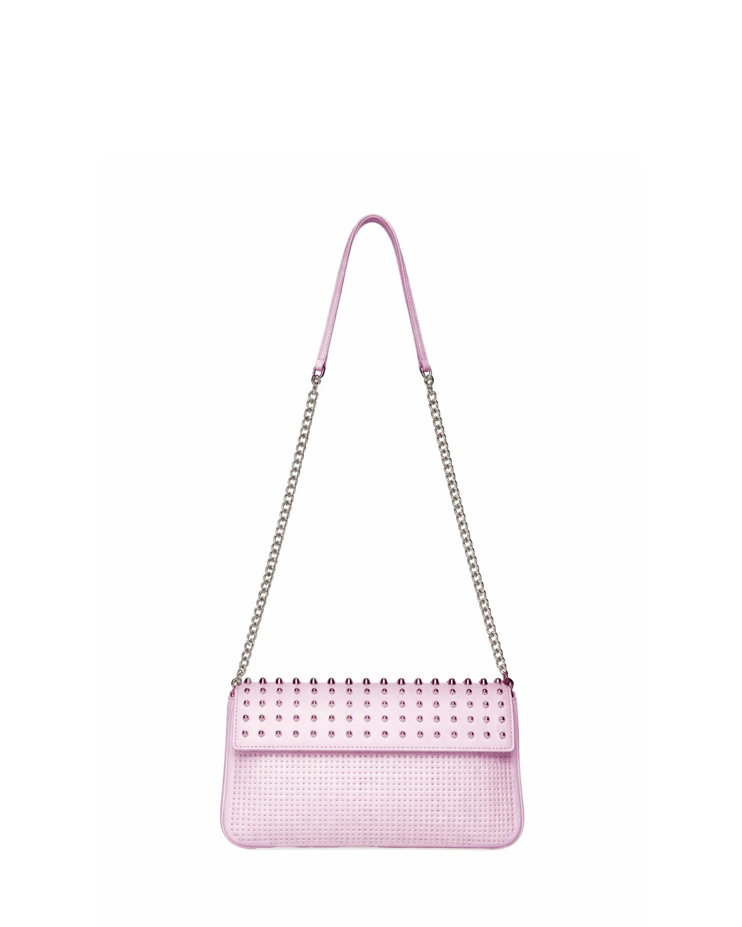 Borsa a spalla con catena e finitura decorativa - Image 7