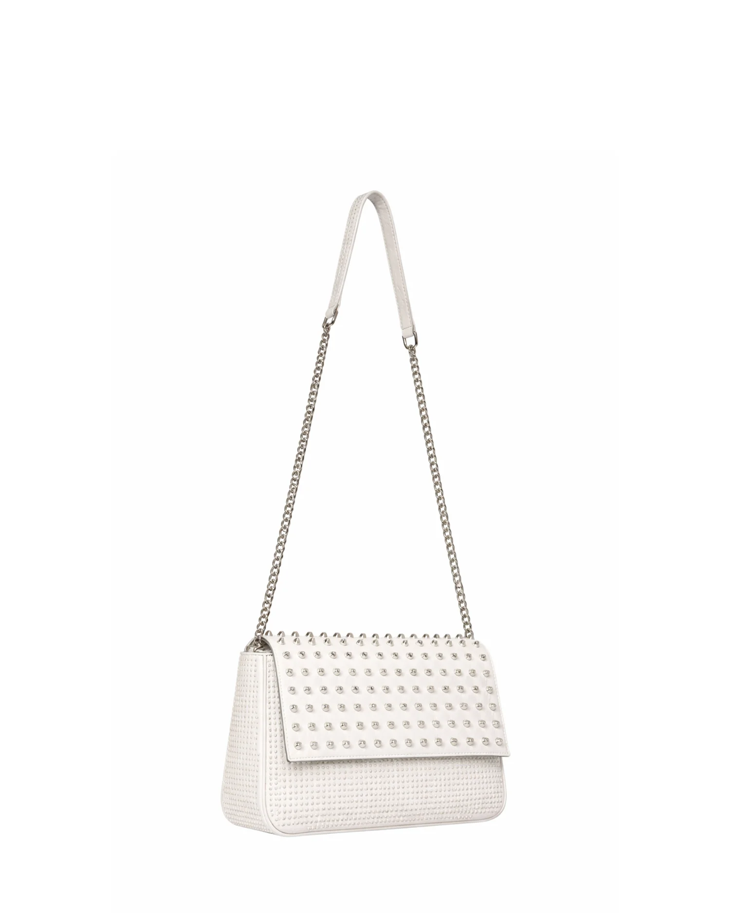 Borsa a spalla con catena e finitura decorativa - Image 8