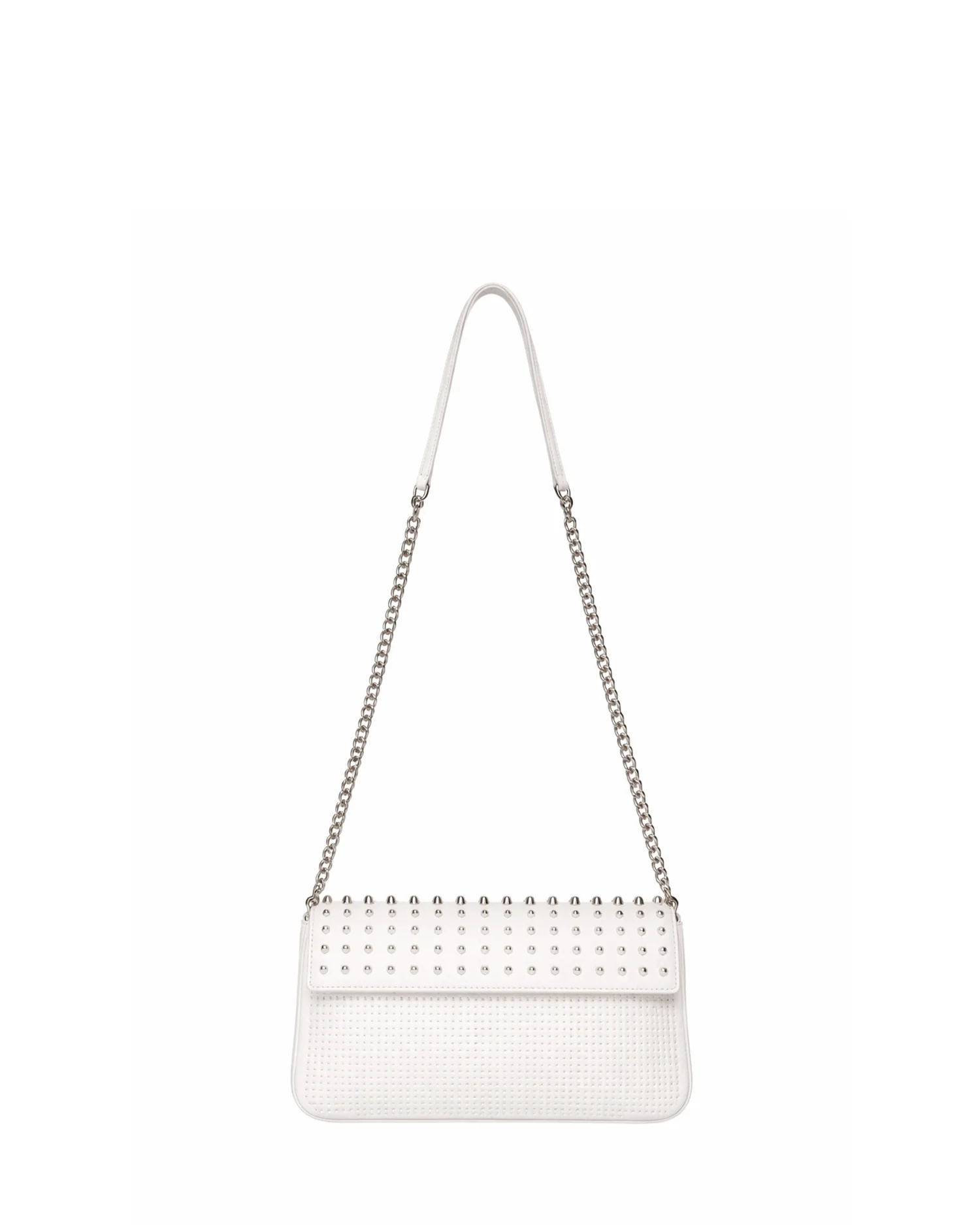 Borsa a spalla con catena e finitura decorativa - Image 9