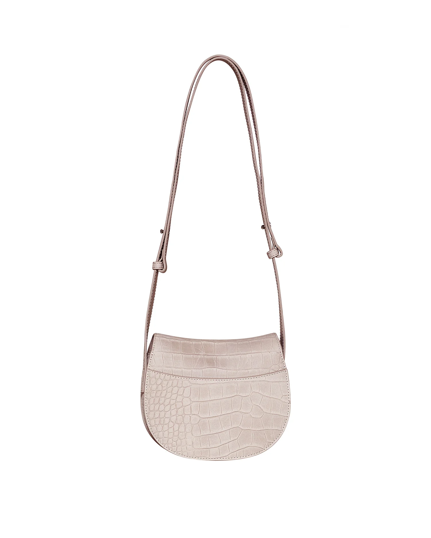 Borsa a spalla con stampa effetto rettile - Image 3