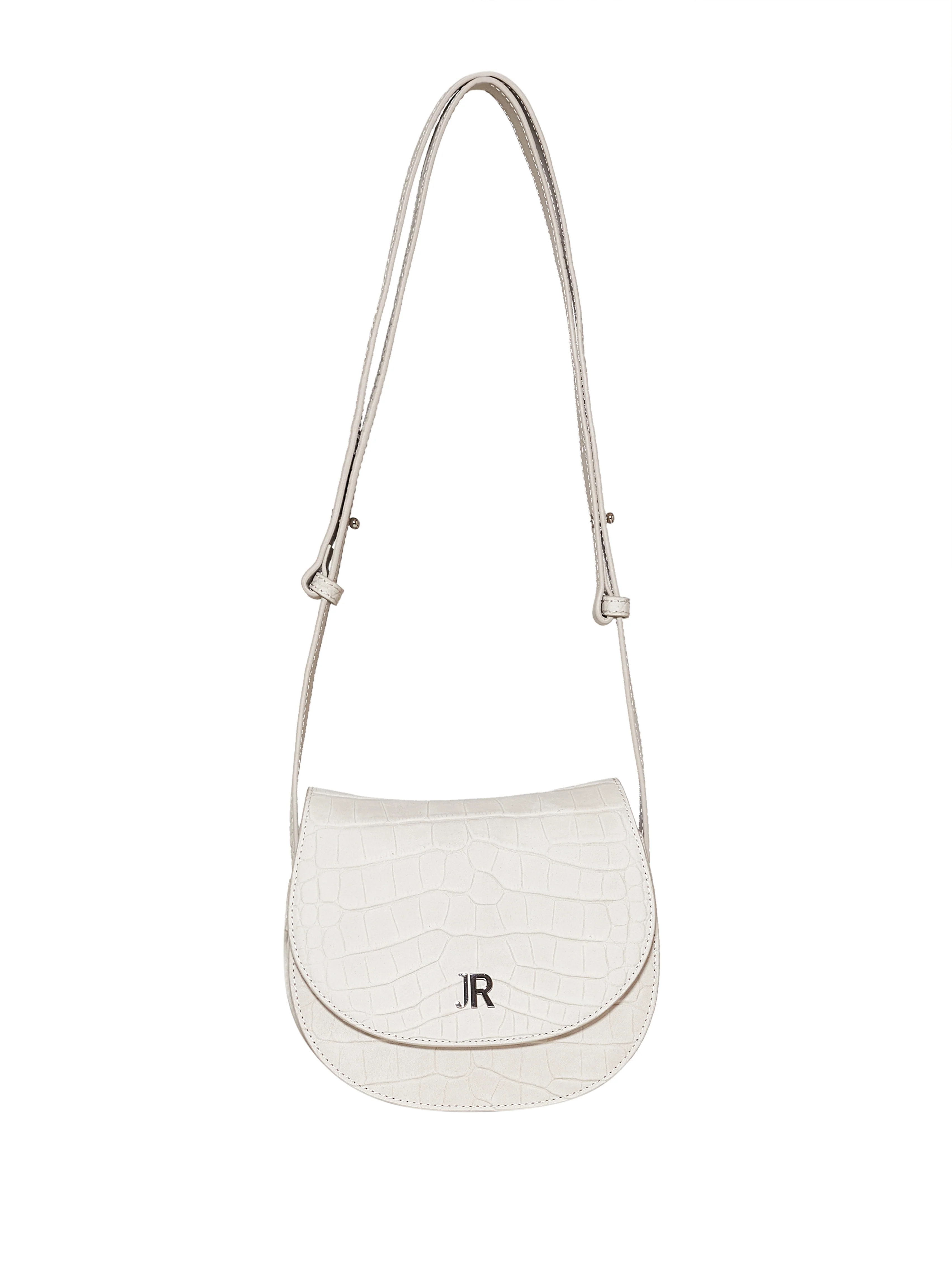 Borsa a spalla con stampa effetto rettile - Image 4