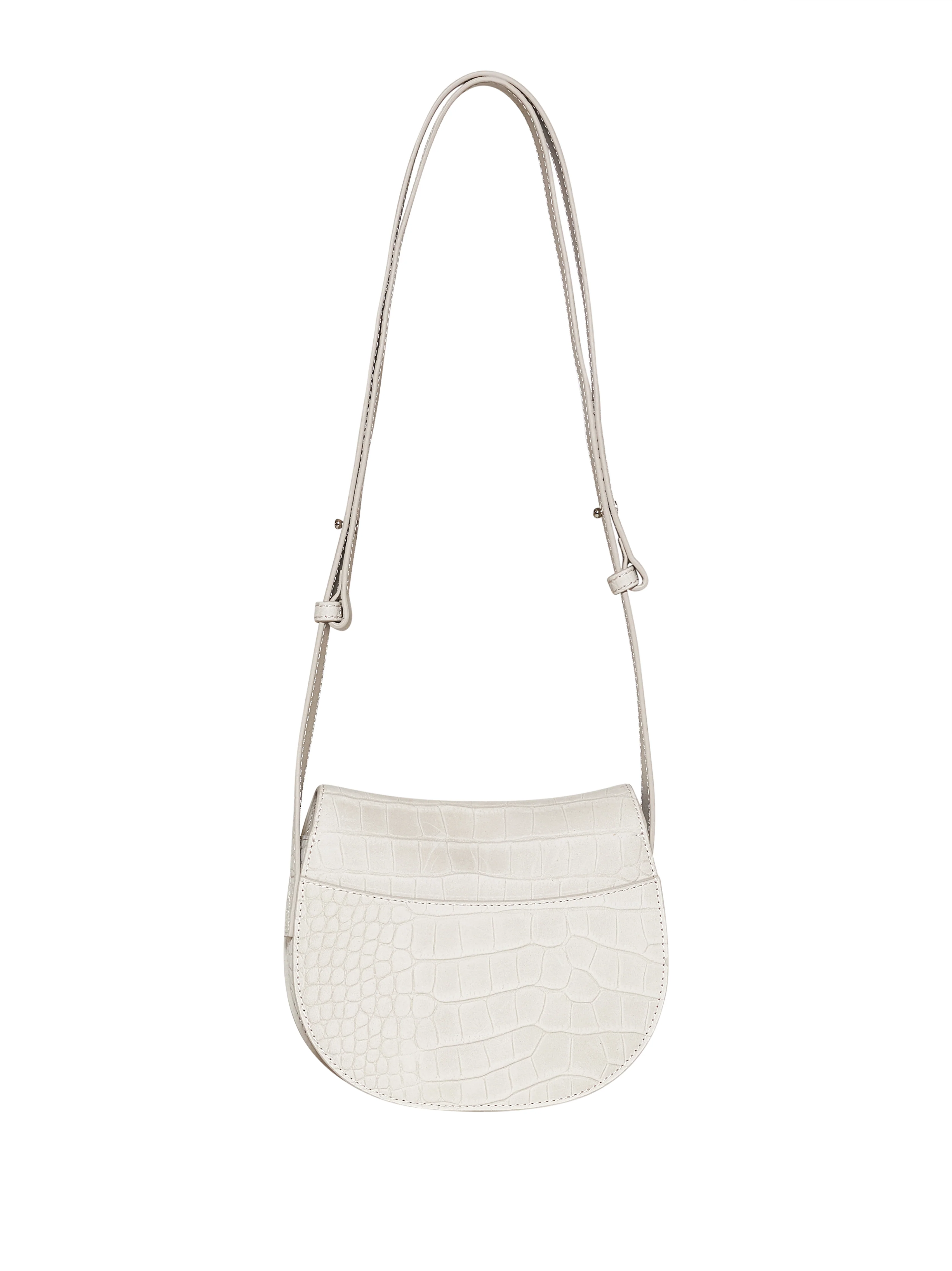 Borsa a spalla con stampa effetto rettile - Image 6