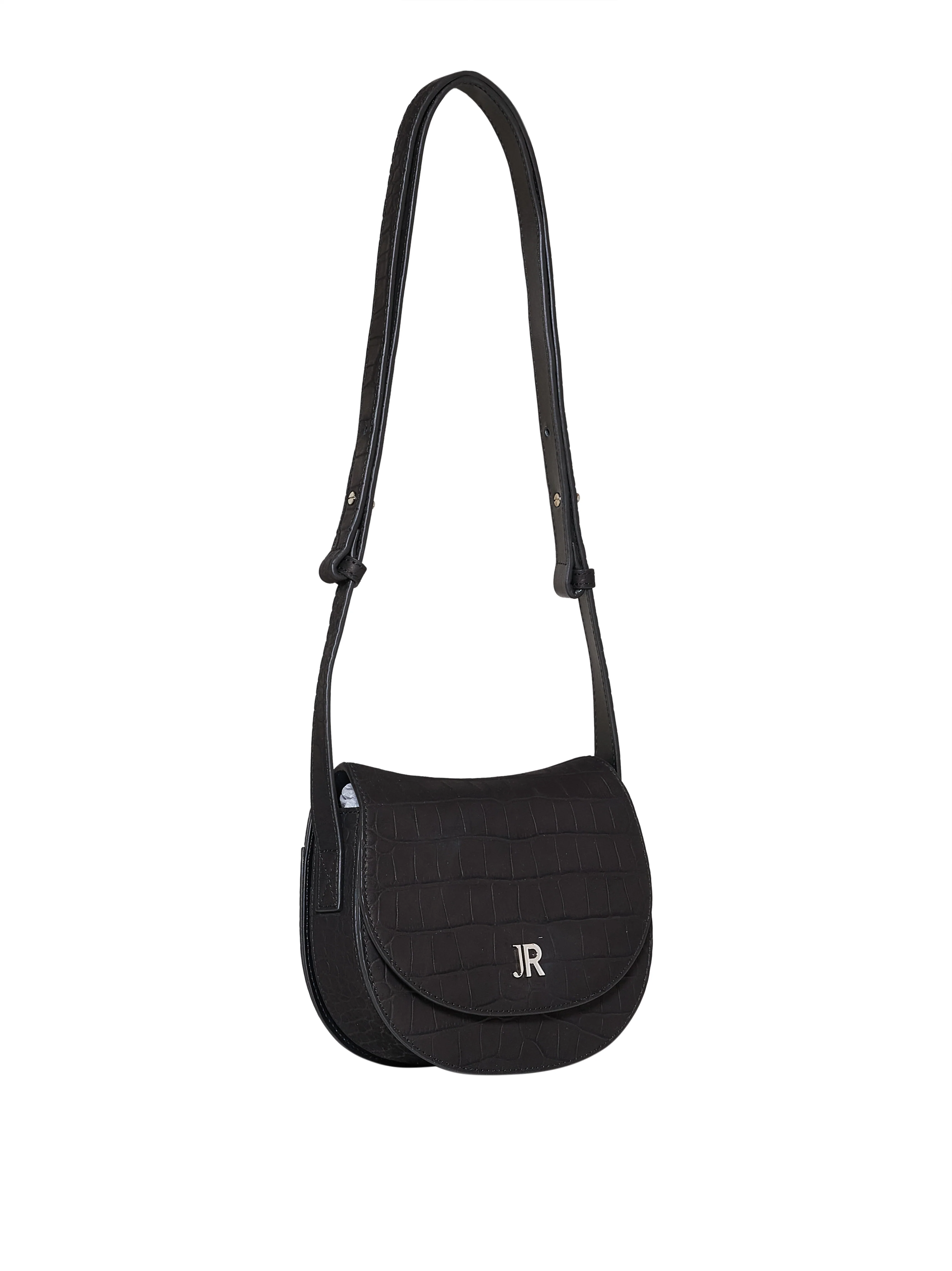 Borsa a spalla con stampa effetto rettile - Image 8