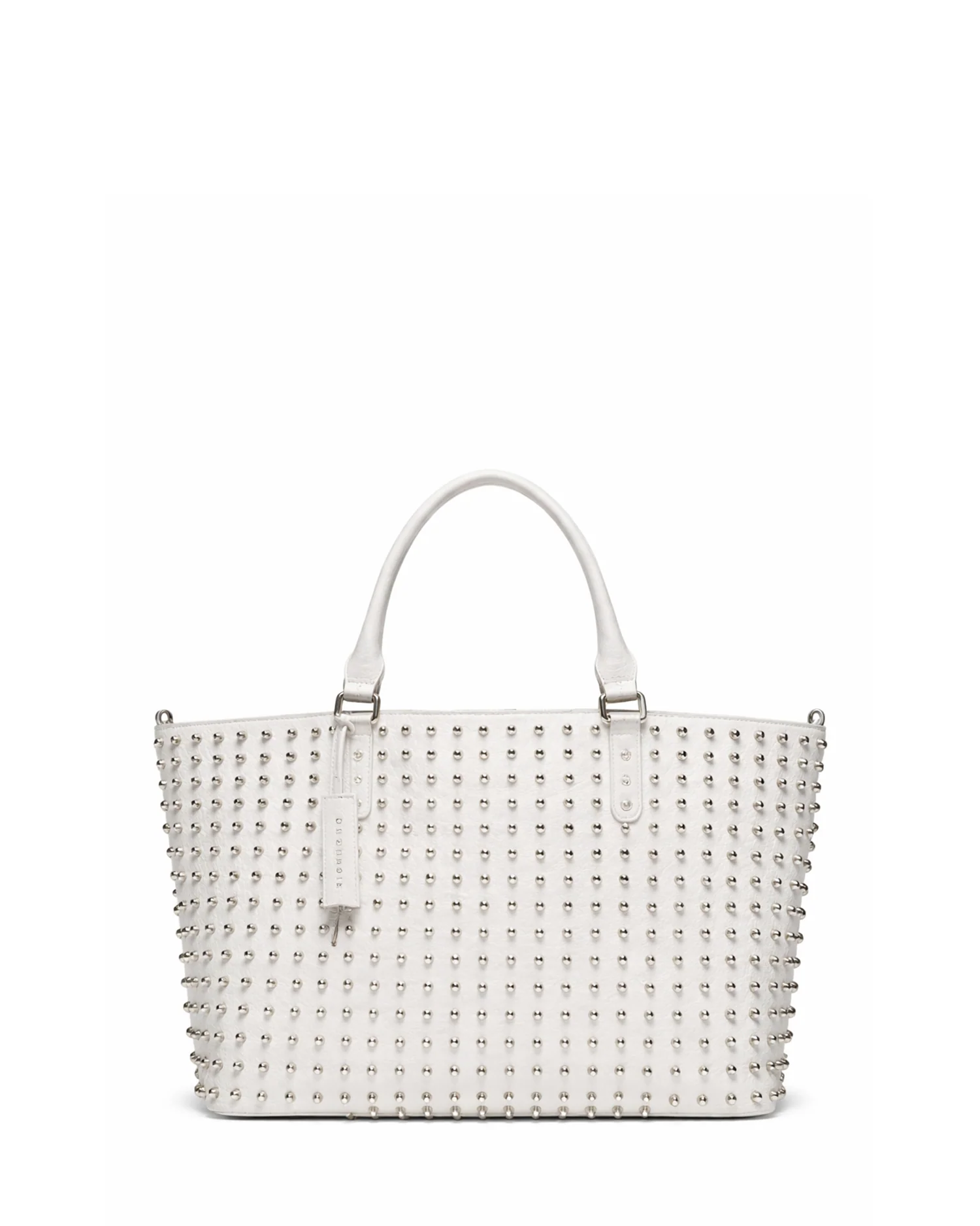 Borsa tote con borchie decorative all-over