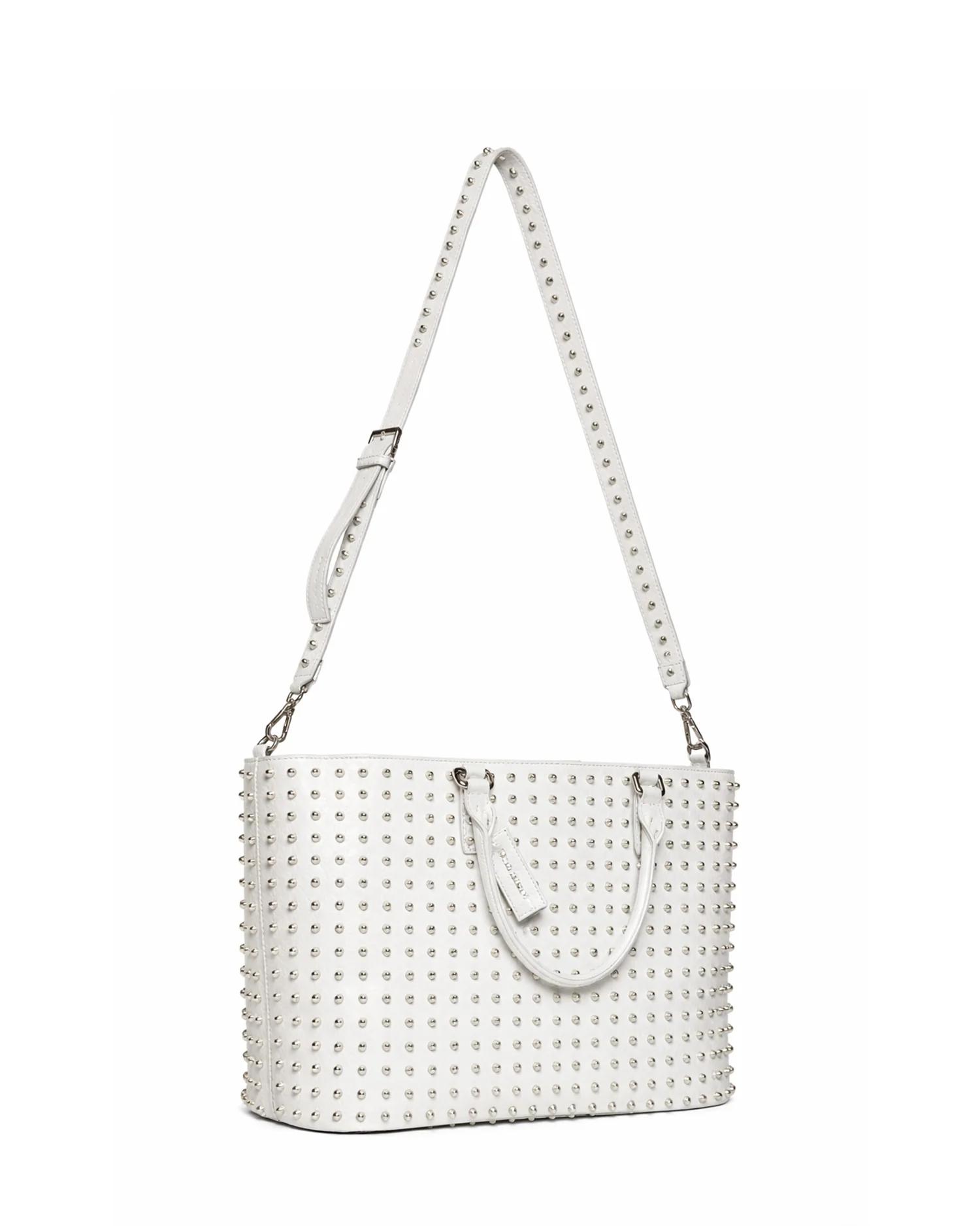 Borsa tote con borchie decorative all-over - Image 2