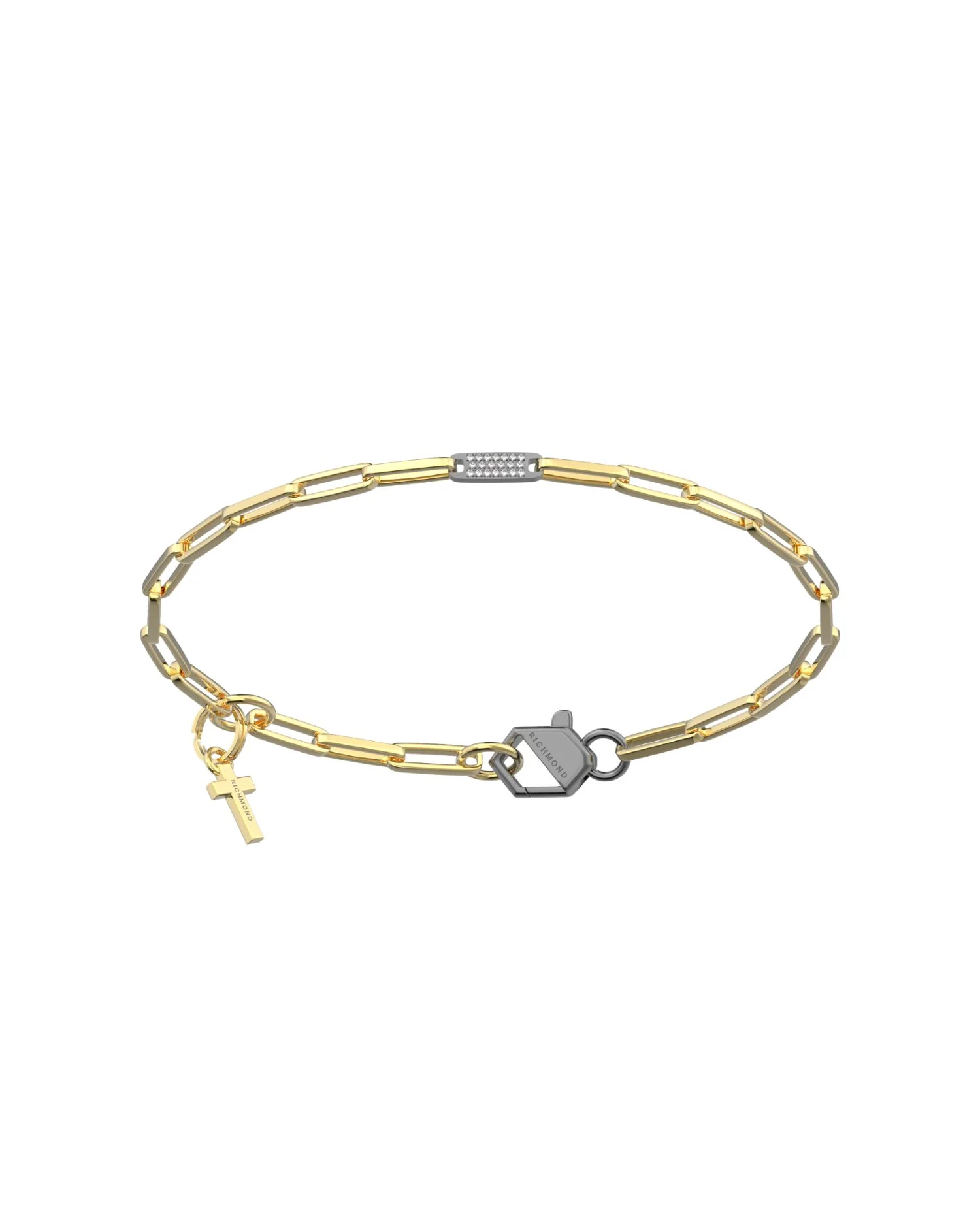 Bracciale a catena con croce
