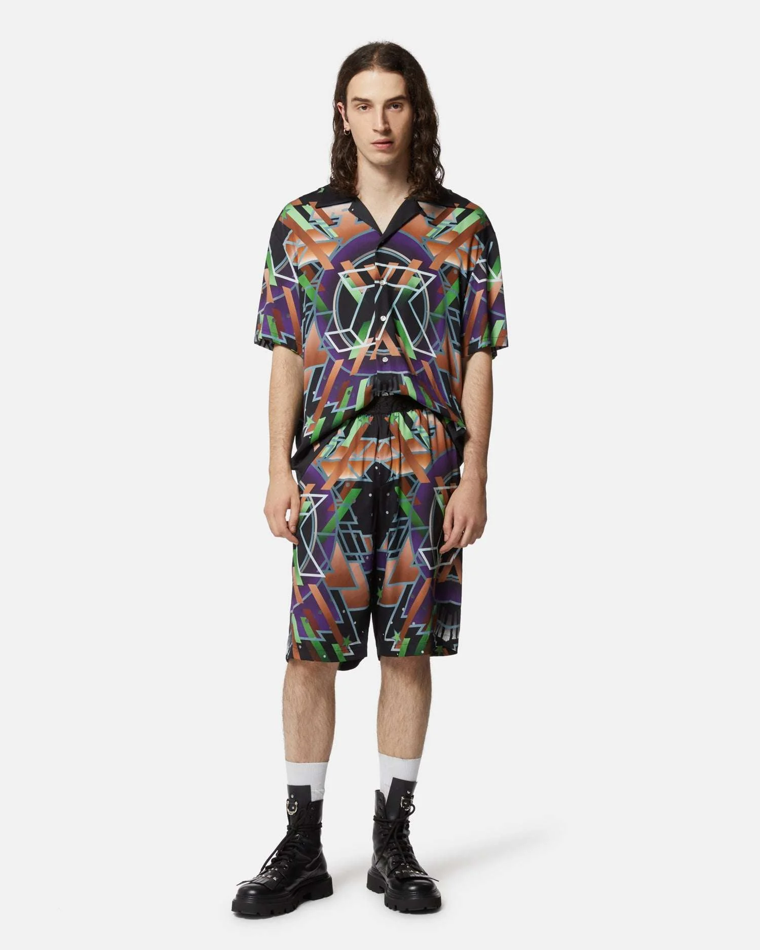 Camicia a fantasia uomo