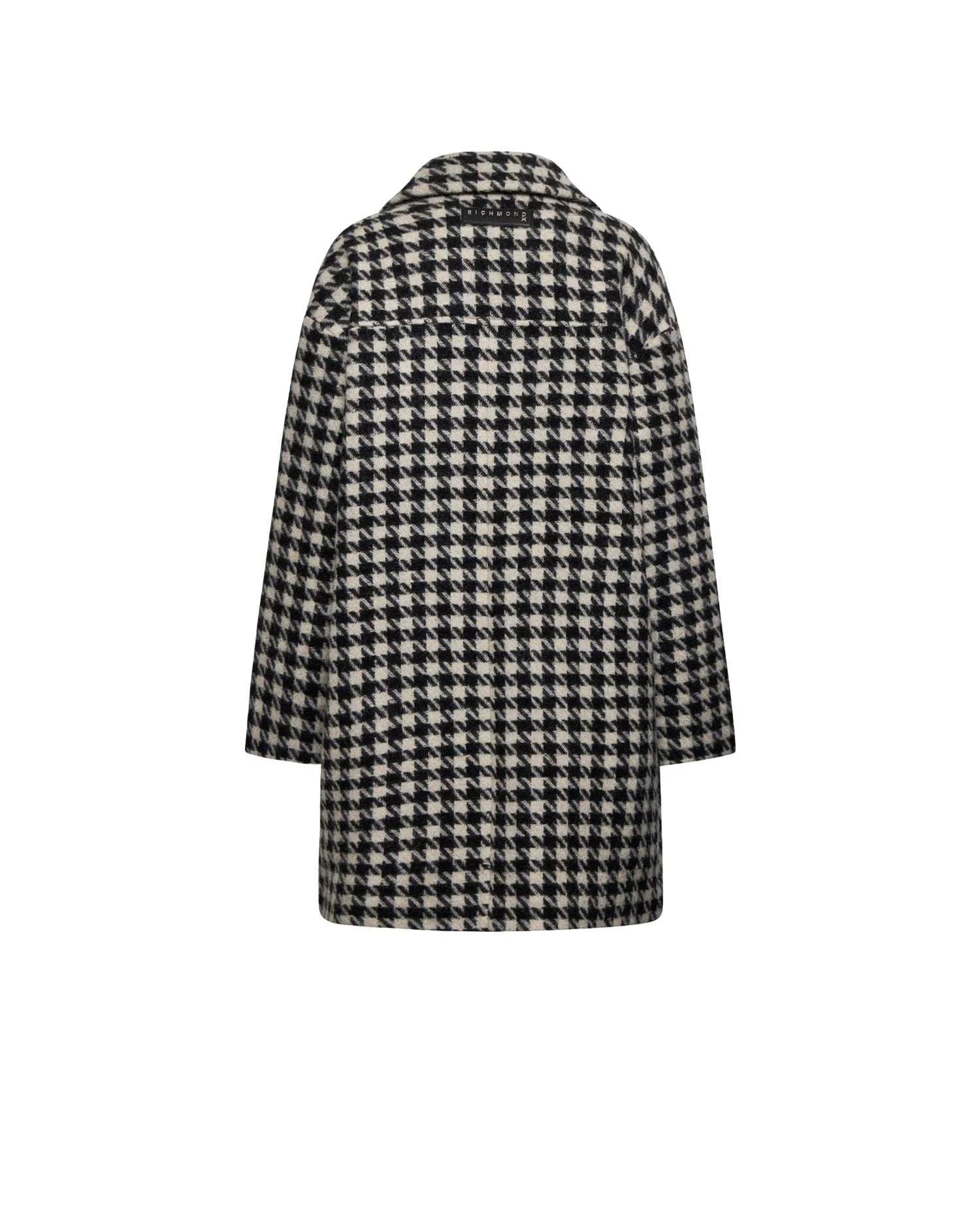 Cappotto doppiopetto con motivo pied de poule – Stile iconico e ricercato - Image 2