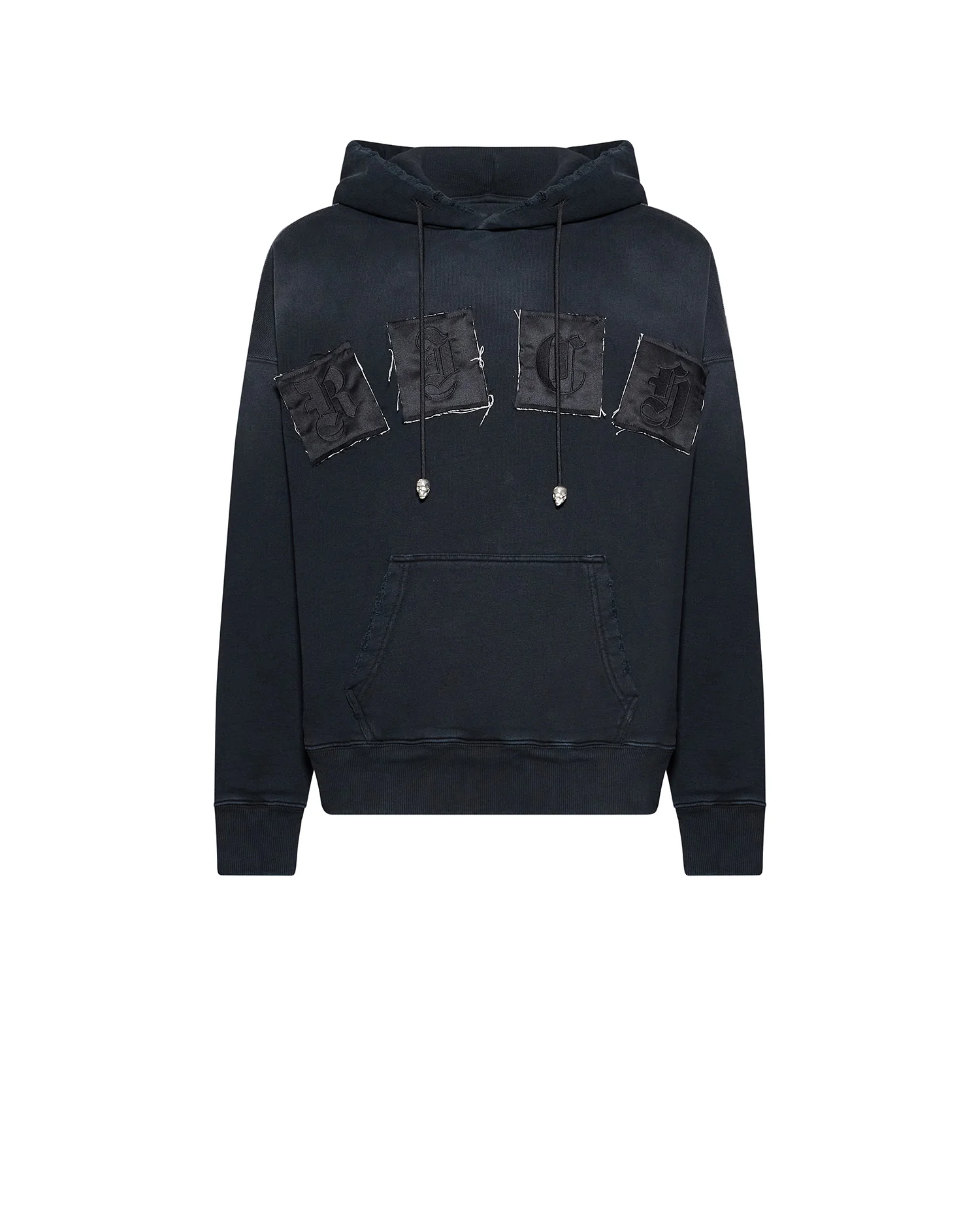 Felpa con cappuccio e logo frontale