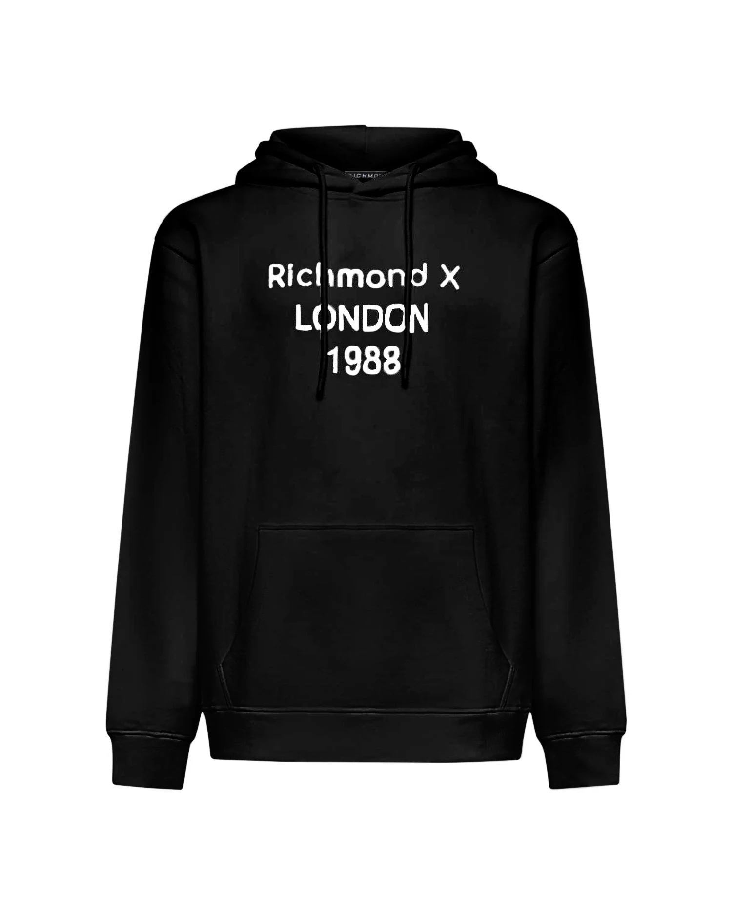 Felpa con cappuccio e stampa frontale "Richmond X London 1988"