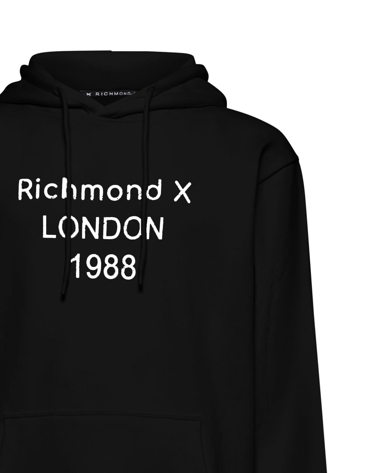 Felpa con cappuccio e stampa frontale "Richmond X London 1988" - Image 3