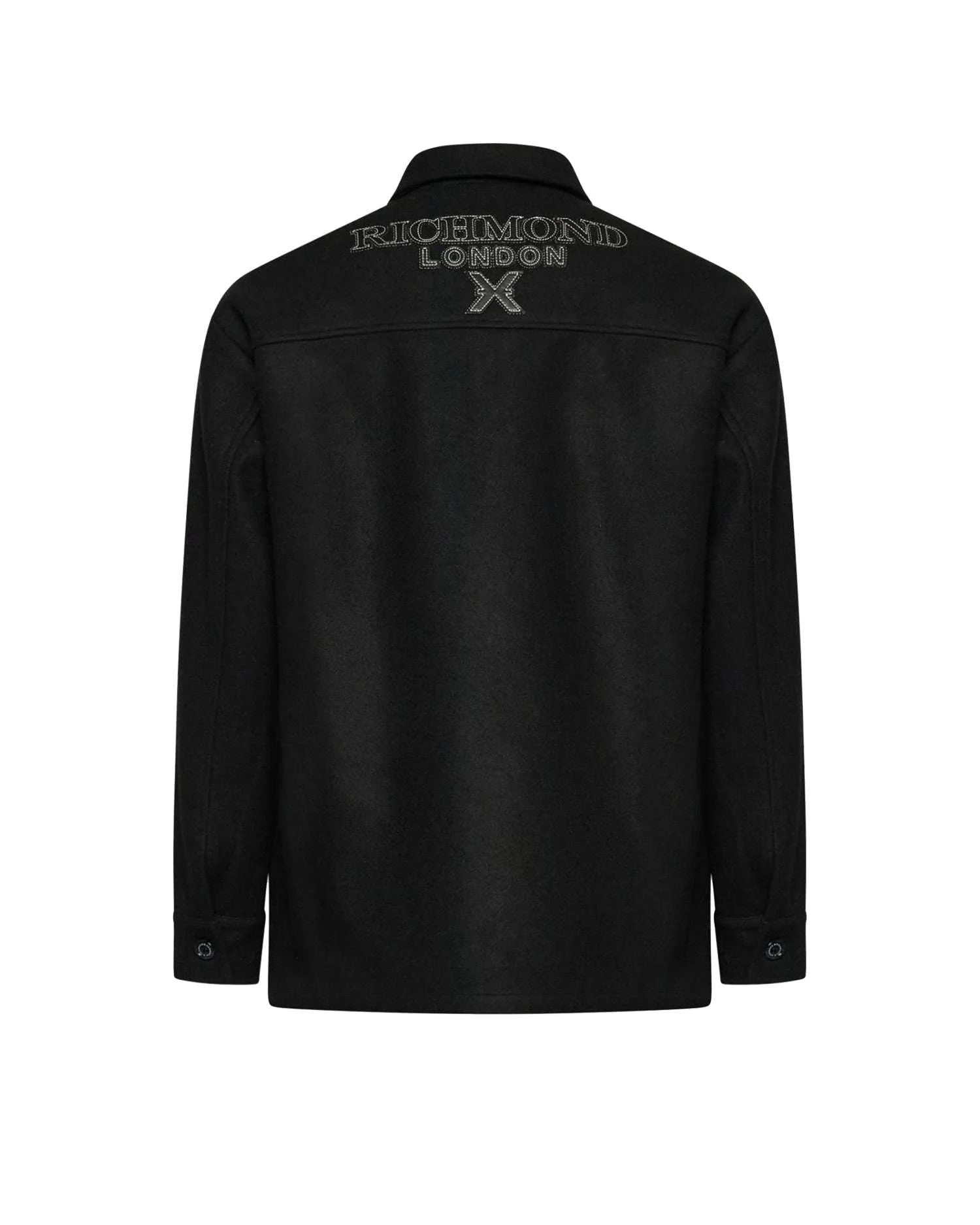 Giacca camicia con colletto classico e bottoni - Image 2