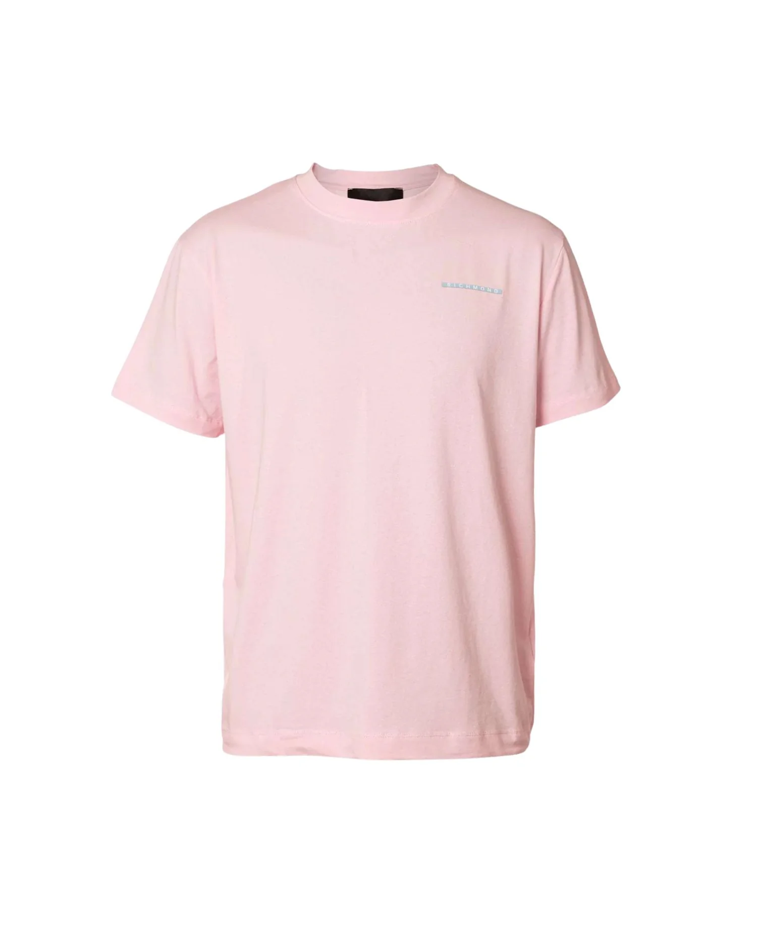 T-shirt regular con logo a contrasto