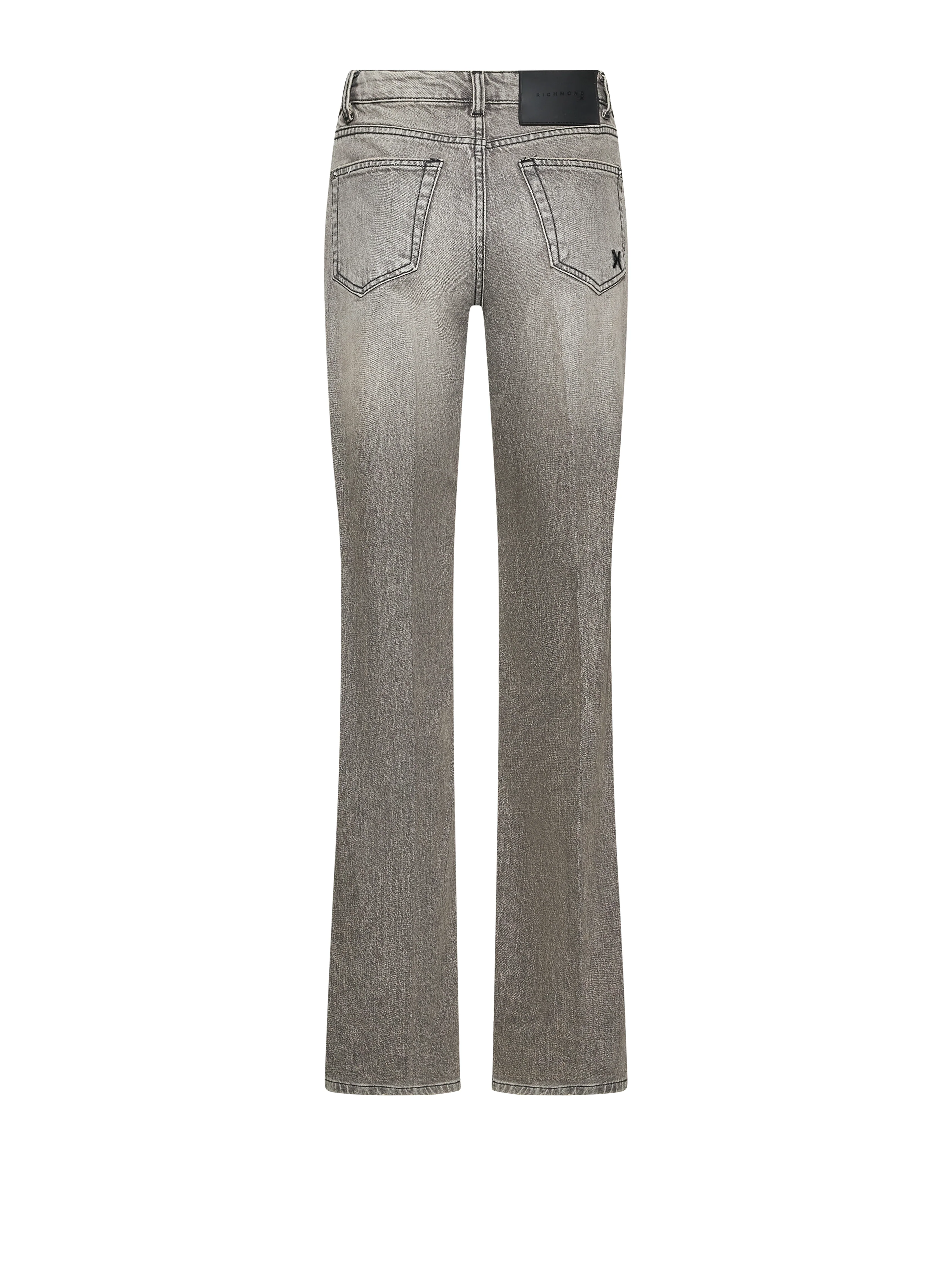 Jeans a cinque tasche con lavorazione sfumata - Image 2