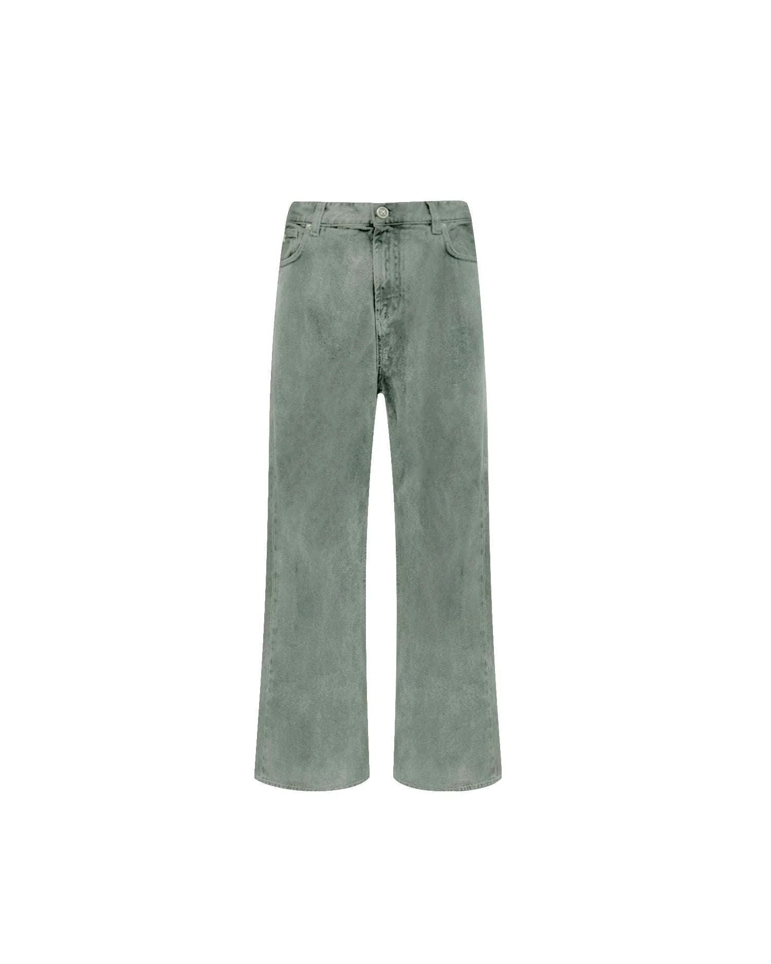 Jeans super baggy in blu chiaro con lettering "RICH" - Image 8