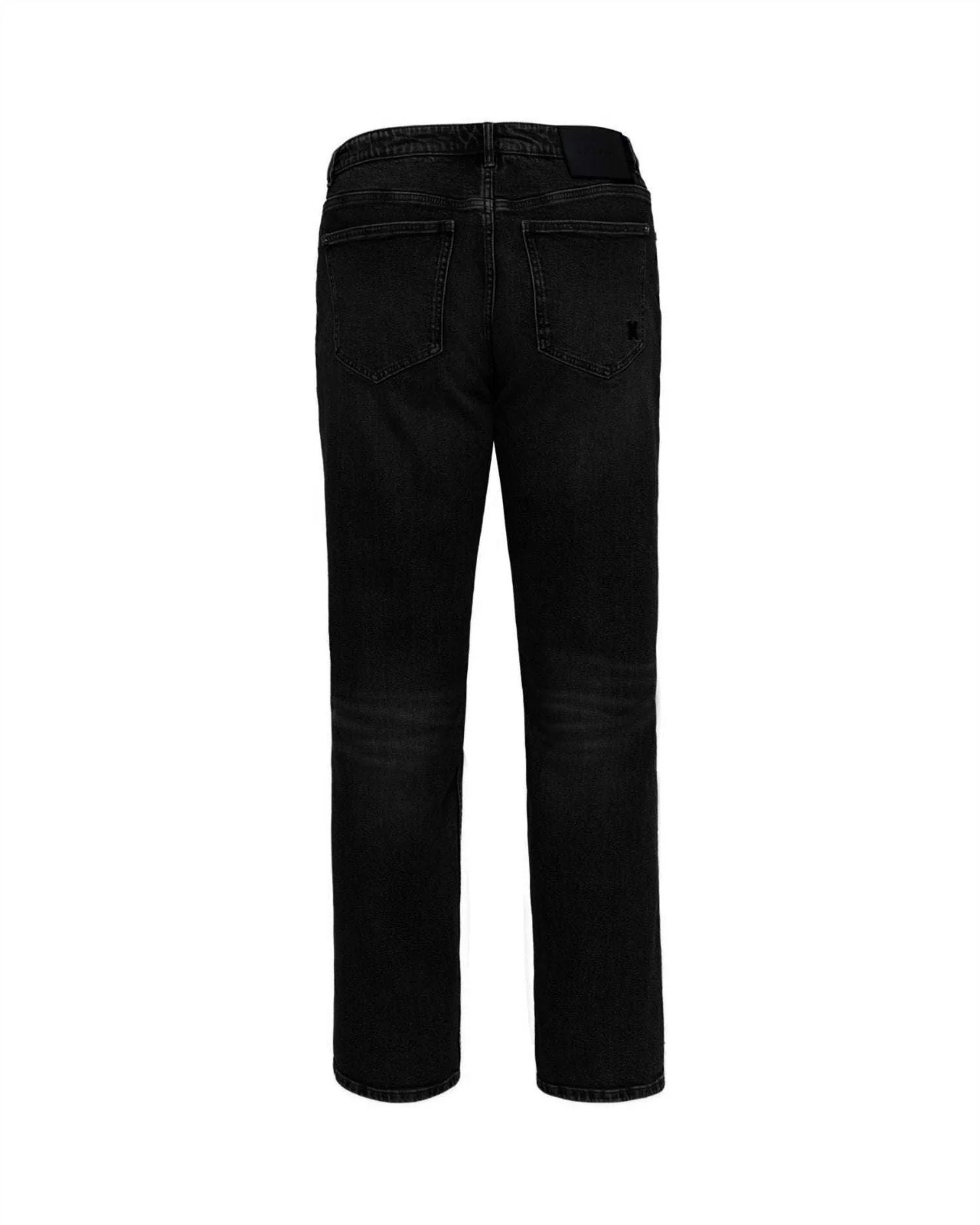 Jeans straight fit con rotture e lavaggio effetto vintage - Image 4