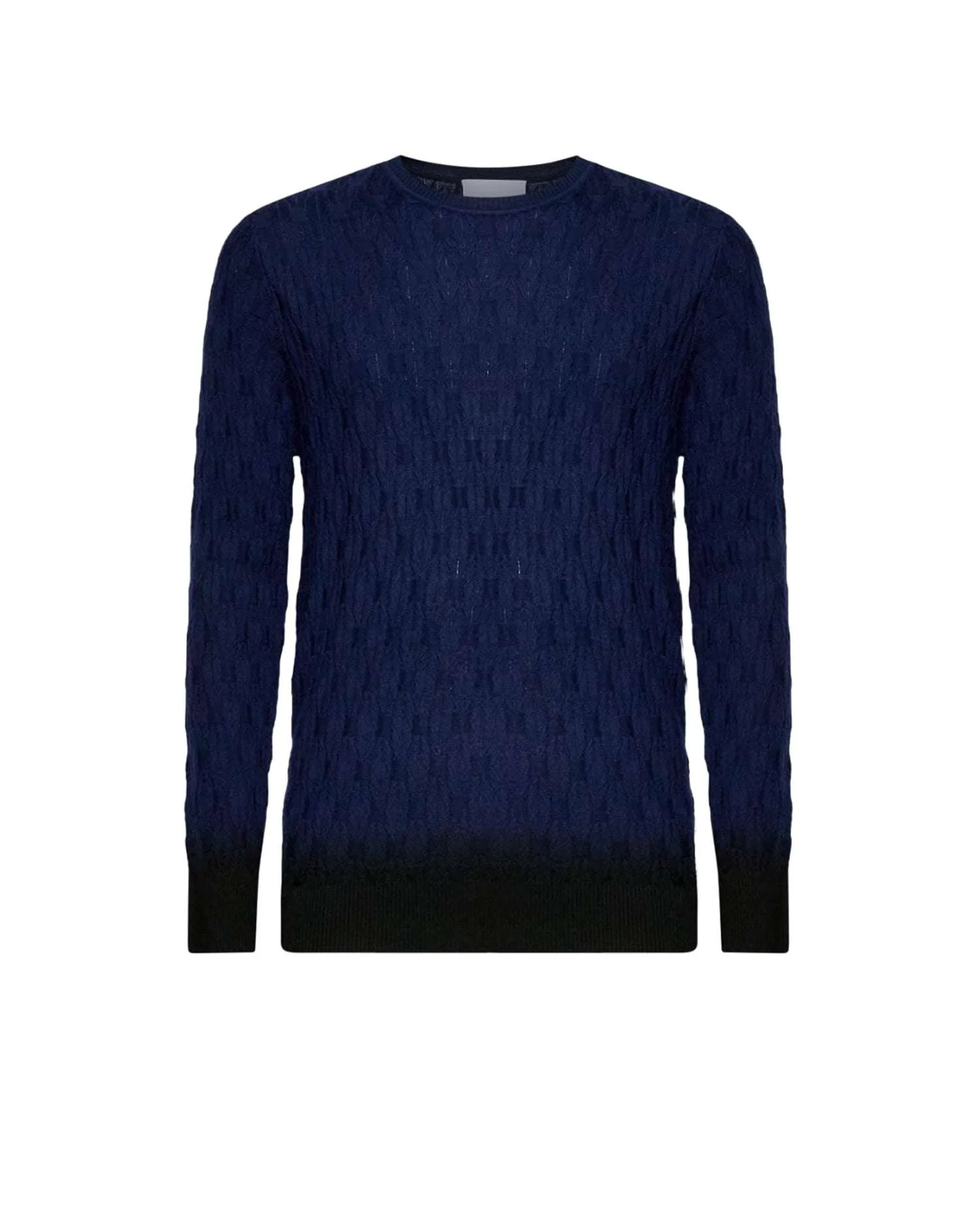 Maglione uomo blu effetto degradé Richmond X