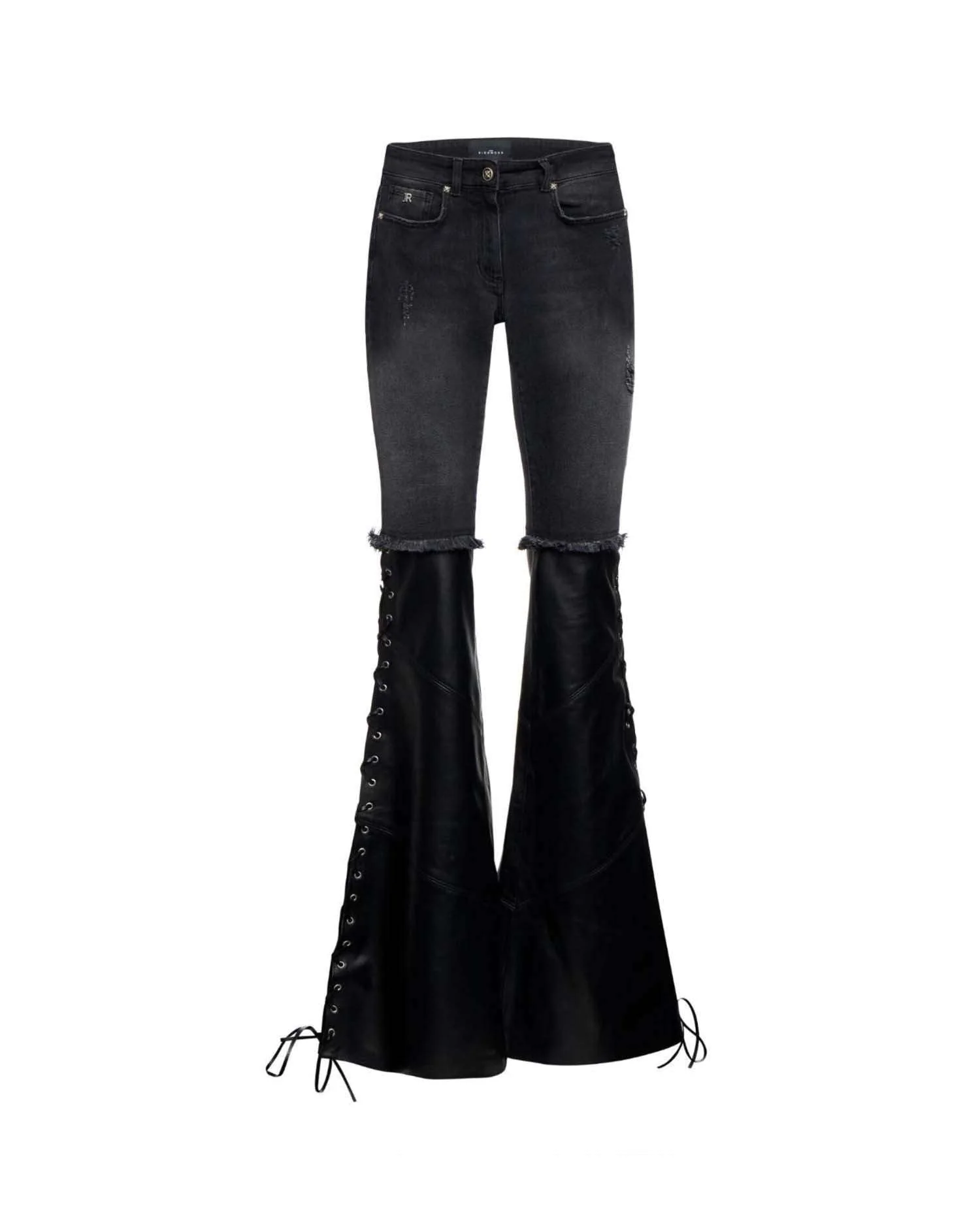 Pantalone Svasato con Design Ibrido