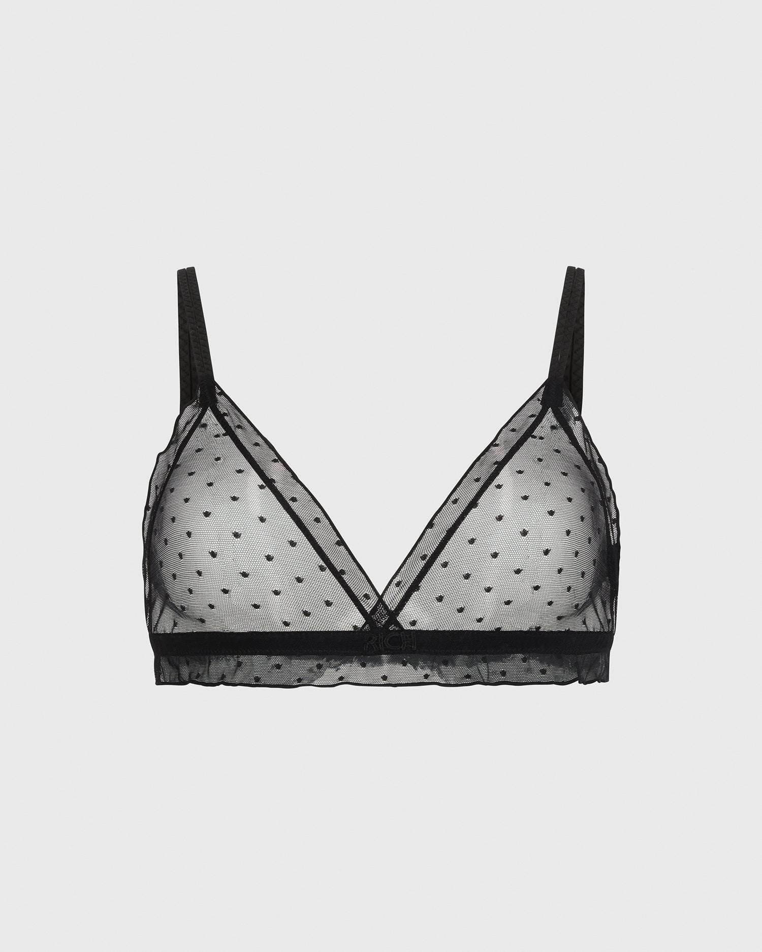 Reggiseno con pois tono su tono - Image 5