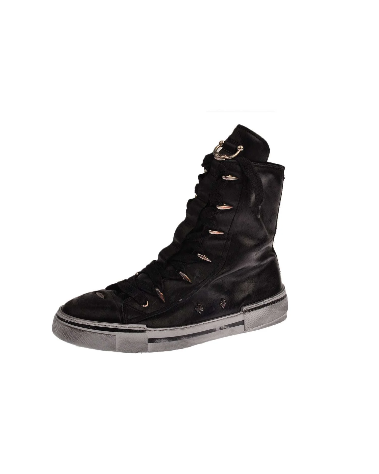 Sneakers alte con dettagli metallici - Image 2