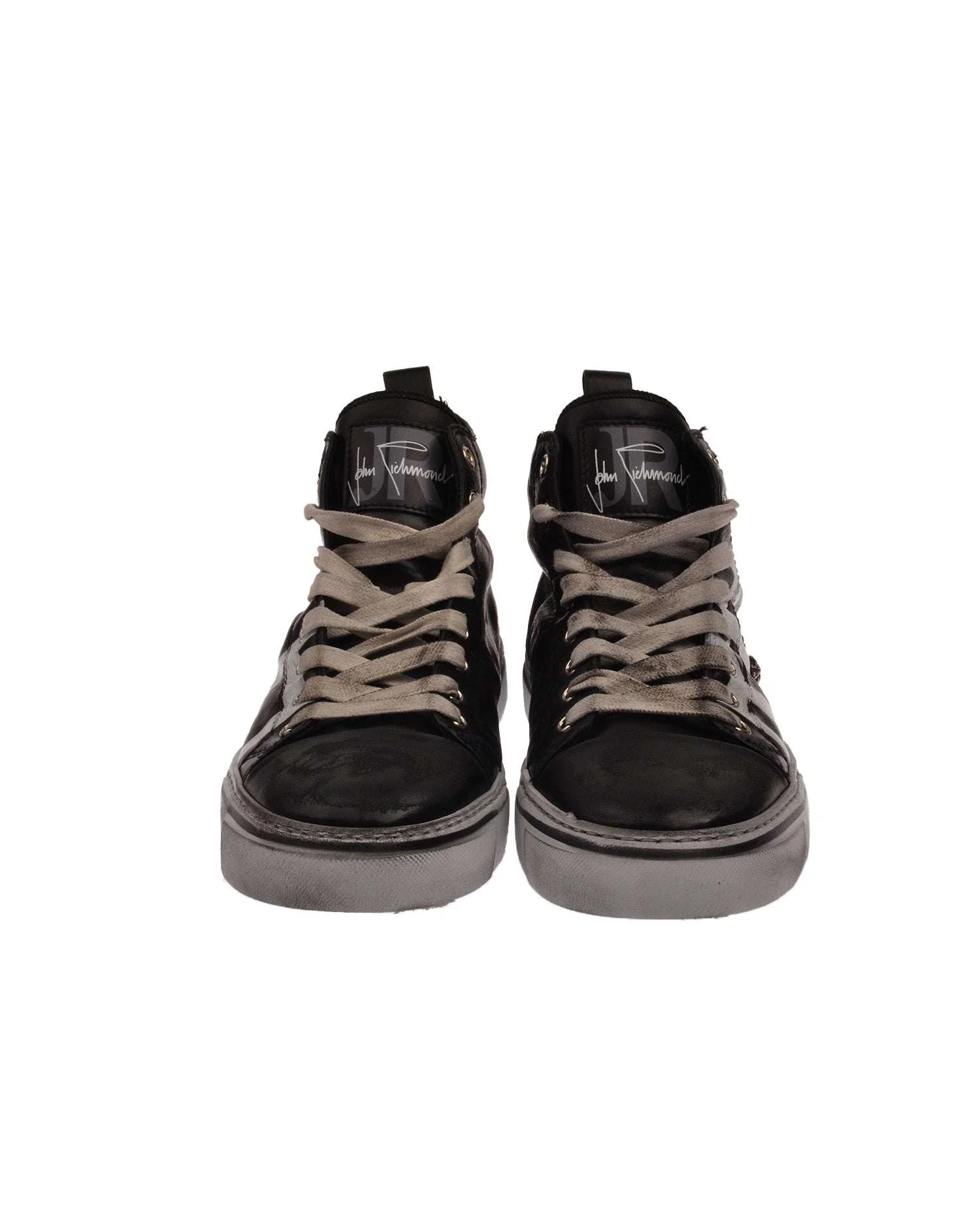 Sneakers alte con maxi lettering e dettagli grintosi - Image 3