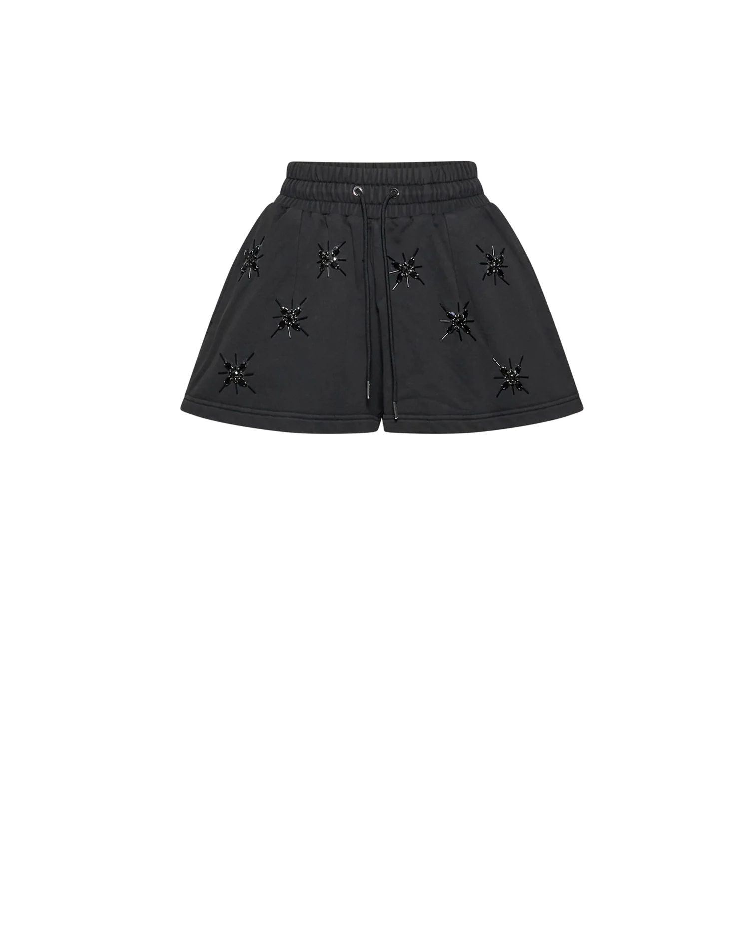 Shorts con dettagli applicati e vita elasticizzata