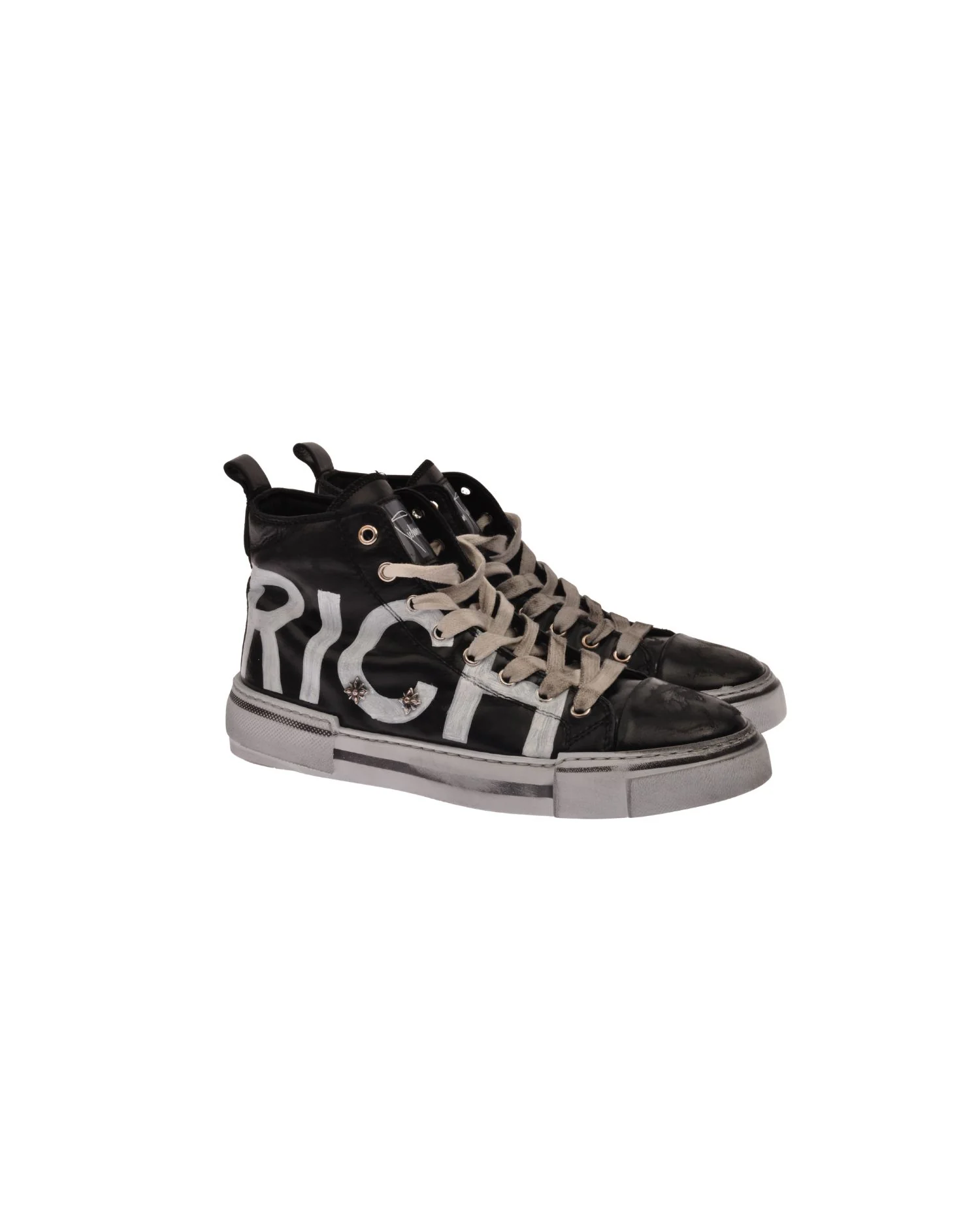 Sneaker alta dal design audace e contemporaneo