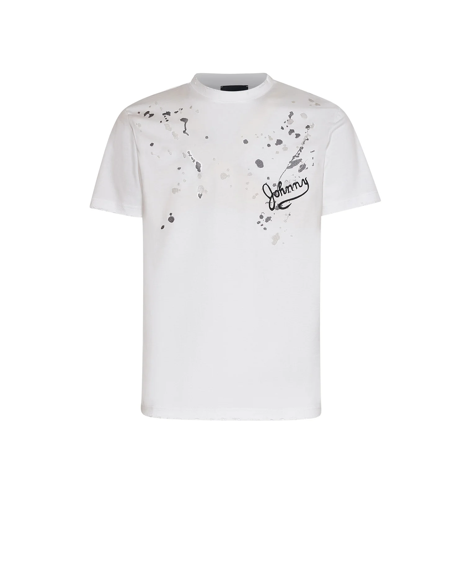 T-shirt con firma grafica e design essenziale - Image 3