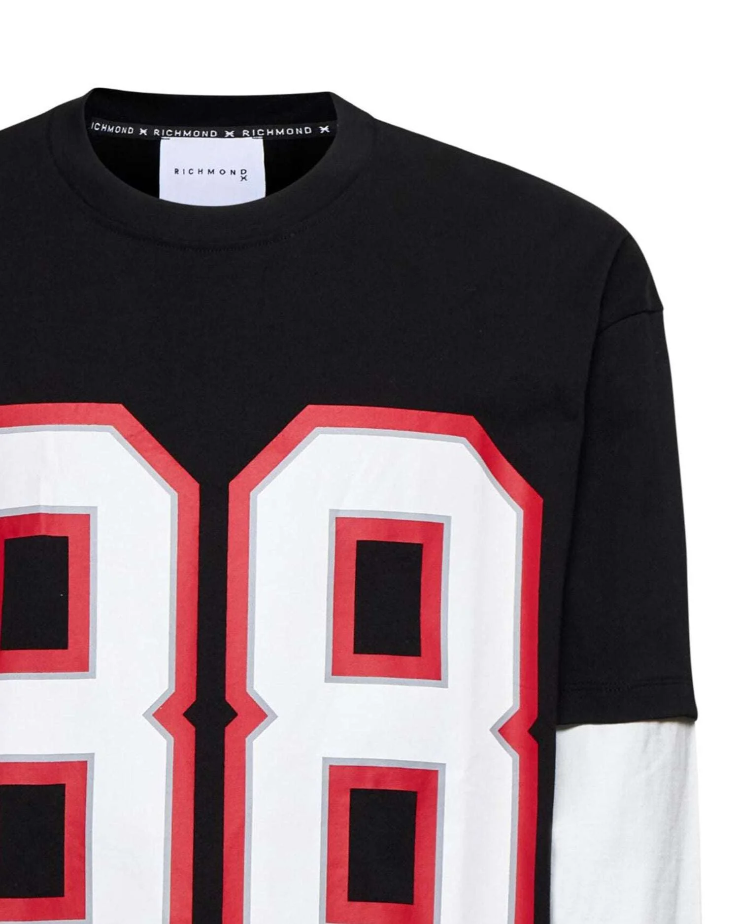 T-shirt maniche lunghe Richmond X con stampa “88” - Image 3