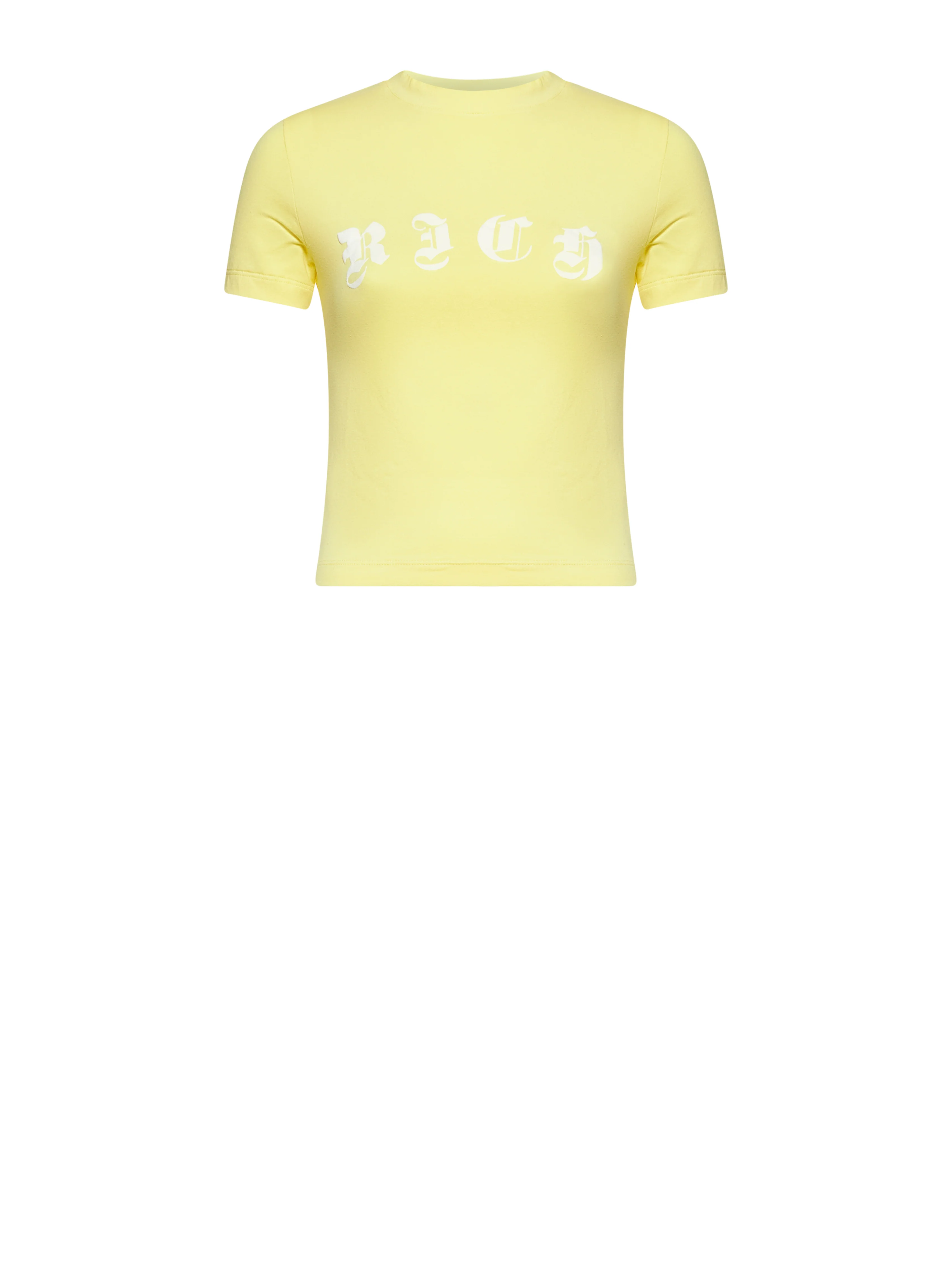 T-shirt cropped con logo frontale - Image 3