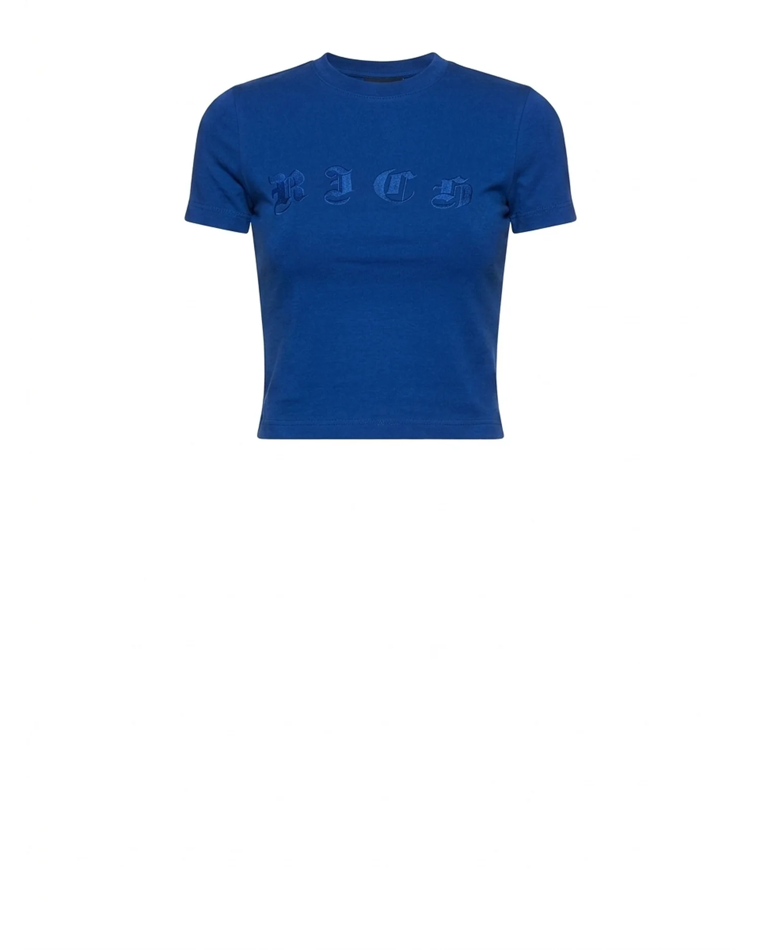 T-shirt cropped con logo frontale - Image 4