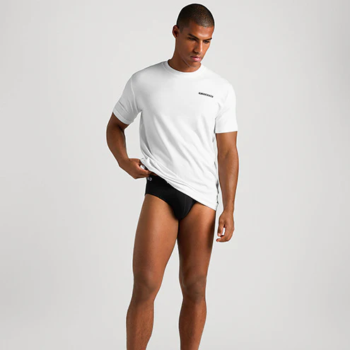 T-shirt regular con logo a contrasto - Image 2