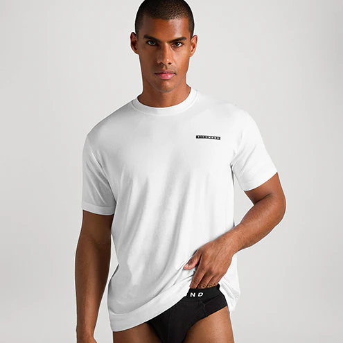 T-shirt regular con logo a contrasto - Image 3